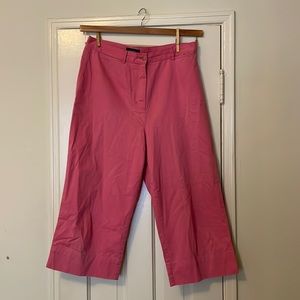 lauren by ralph lauren pink cullote pants